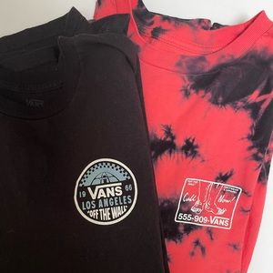 Vans bundle shirts